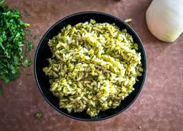 mexican green rice arroz verde