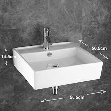White Bathroom Basin Arsizio