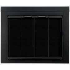 Pleasant Hearth Ascot Small Glass Fireplace Doors