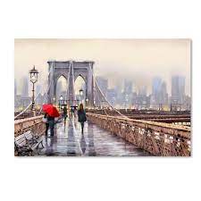 Trademark Fine Art Brooklyn Bridge By