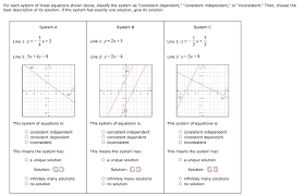 linear equations shown below classify