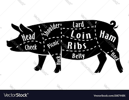 Cut Of Pork Diagram For Butcher Pork Cut