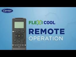 carrier flexicool 6 in 1 ac remote
