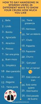 26 compliments to say handsome in spanish