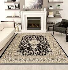 large oriental area rugs 8x10 black