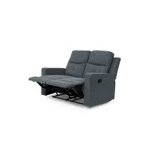fremsa 2 seater recliner sofa grey