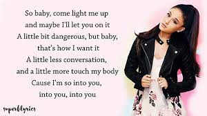 Ariana Grande - Into You (Lyrics) - Vidéo Dailymotion