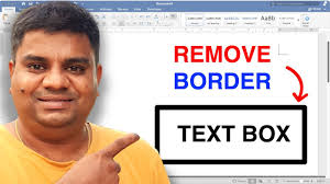 insert text box in word without border