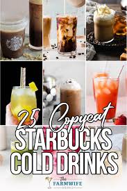 copycat starbucks cold drink recipes