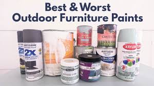 the best outdoor furniture paint for a