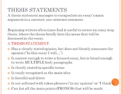 English      Week   Thesis statements  body paragraphs    