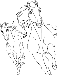 Desenhos para imprimir e colorir. Desenhos Para Colorir Do Spirit Desenhos Para Colorir Cavalos Desenho De Linha Desenhos