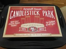 Details About San Francisco 49ers Farewell Candlestick Park Season Tickets Sealed Pin Playoffs