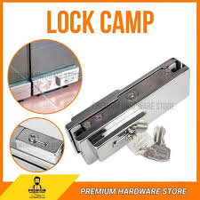 Tempered Glass Door Lock Lock Camp