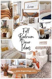 easily decorate your bedroom for fall
