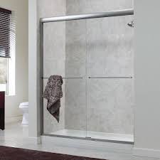h semi framed sliding shower door