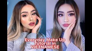 everyday make up tutorial in vietnamese