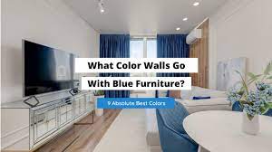 color walls goes with blue furniture