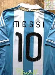 This poster is an instant download, ready for high quality printing. 2011 12 Argentina Home Football Shirt Messi 10 Old Soccer Jersey Classic Football Shirts