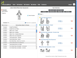 Fitness Web App For Total Gym Exercises Screenshot 1 Gym