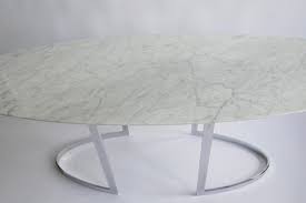 Carrara Marble Console Table With