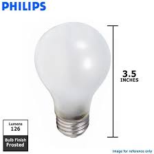 Philips 15w 120v A Shape A15 Frosted E26 Incandescent Light Bulb Bulbamerica