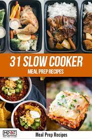 slow cooker meal prep recipes