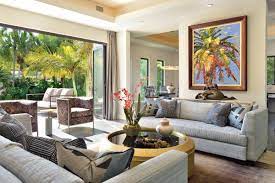 modern style with tropical landscape