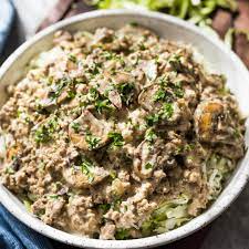 low carb beef stroganoff ground beef