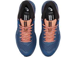 Asics Gel Sonoma 4 G Tx Shoes Women Mako Blue Sun Coral