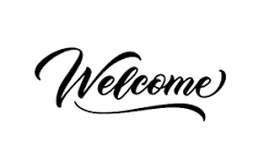 Image of Welcome word