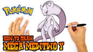 How to Draw Mega Mewtwo Y