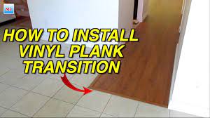How To EASY Install Laminate Flooring Transition Strips with Track on Wood  or Concrete DIY - YouTube