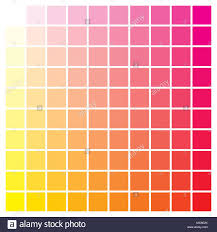 Cmyk Color Chart To Use In Prepress And Printing Used To