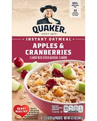 instant oatmeal fruit and cream