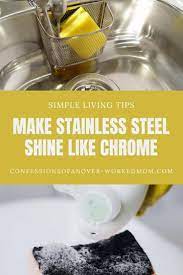 stainless steel sink shine like chrome
