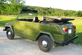 rare avocado green 1974 vw thing