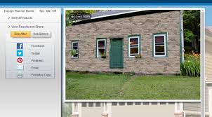 how to see a virtual exterior design of