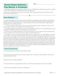 Explain why college students are abusing. Great Expectations Reading Comprehension Worksheet