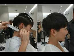 dry hair cutting technique