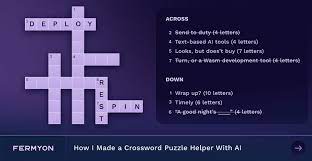 crossword puzzle helper with ai