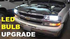 Auxbeam 9006 Led Headlight Upgrade 2003 Chevrolet Suburban Install Payoff