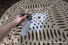 How To Paint Metal Patio Furniture