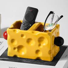 cheese block ceramic storage box