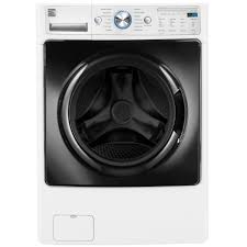 If the cycle has completed and water is still left in the machine select drain and spin to remove anywater remaining. Kenmore Elite 41682 4 5 Cu Ft Front Load Washer W Steam Accela Wash White