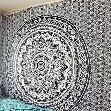 Hippie Mandala Ombre Tapestry Wall