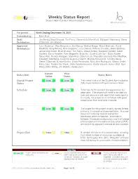 Project Status Report Templates Free Samples Examples Simple