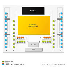 Ophelias Electric Soapbox 2019 Seating Chart