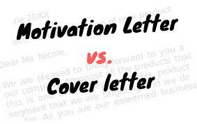 What Is A Motivation Letter Motivational Letter