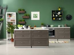 Green Modular Kitchen Colour Ideas